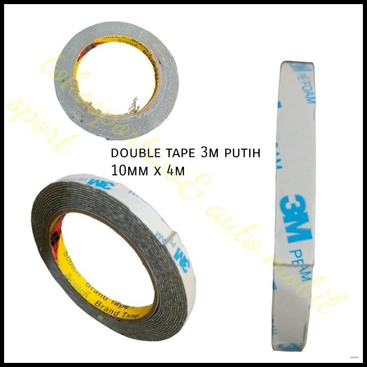

BEST DEAL PEREKAT DOUBLE TAPE 3M PUTIH 10MMX4M LEM BOLAK BALIK 3M !!!!