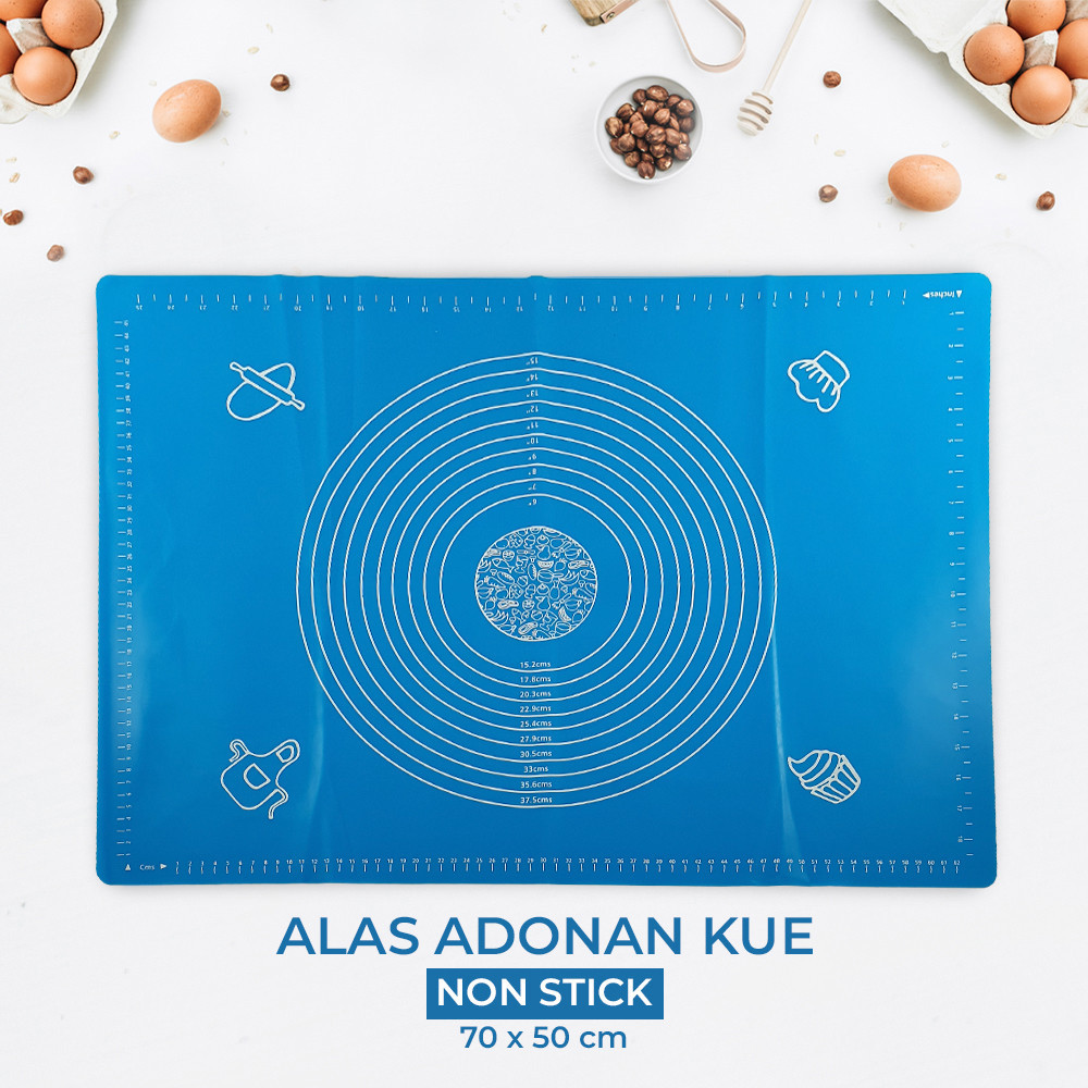 

Mat Alas Adonan Kue Fondant Silikon Non Stick - J380