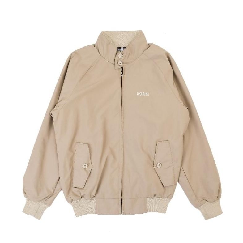 Jaket Pria Keren Harrington Jacket Cream