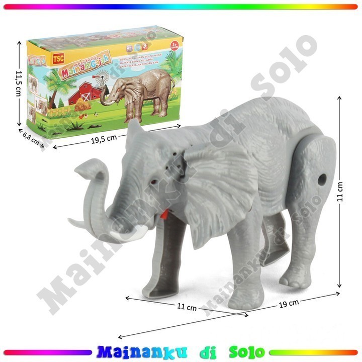 [Mainanku] Kerbau Baterai n Musik Lampu Mainan Kerbau Mainan Anak