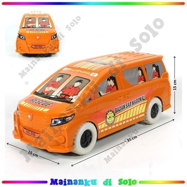 [Mainanku] Mainan Mobil Alphard Basarnas Friction Mobil Dinas