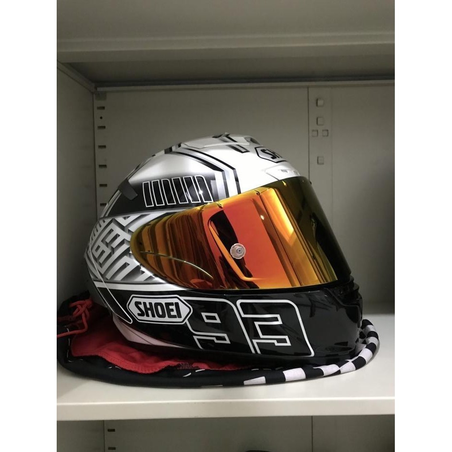SHOEI X FOURTEEN / X14 WHITE ANT SIZE M