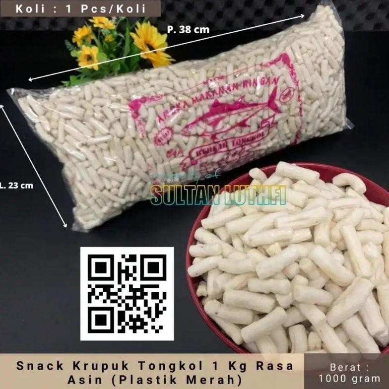 

WDM-2227 Snack Krupuk Tongkol 1 Kg Rasa Asin dan cabe ijo krupuk gurih krupuk renyah Premium