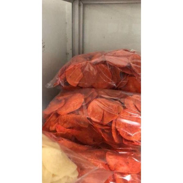 

df-7 Krecek Krupuk Kentang Balado Besar Mentah (500 gram) Premium