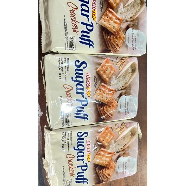 

hj-43 BISKITOP SUGAR PUFF (12x280gr) Murah