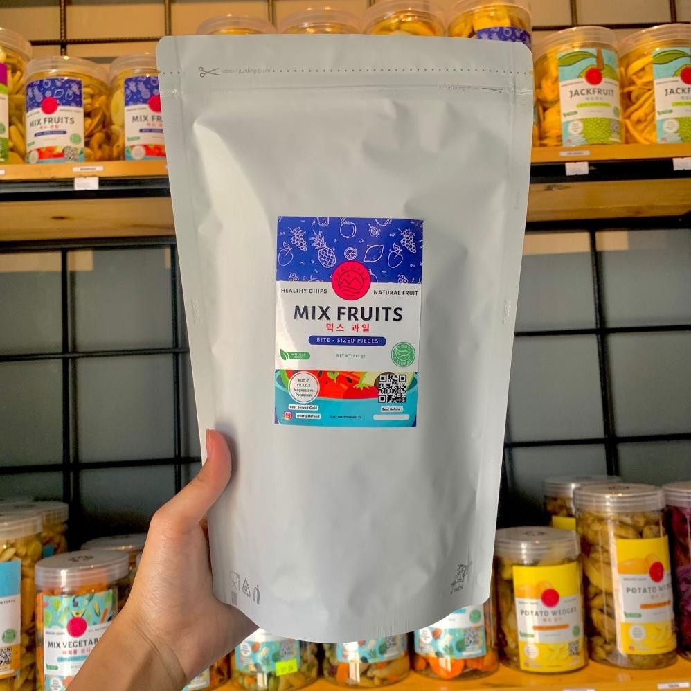

VE29 SERIGALE Keripik Buah Mix I Kemasan 1000 ML I Rambak Pisang Apel Nangka Nanas Pepaya I Sehat Premium Termurah