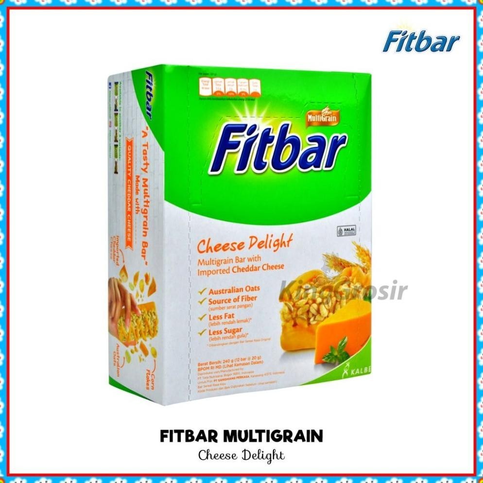 

wd-54 Fitbar Cemilan Diet Sehat 1 Box Isi 12 pcs (20gr) Premium