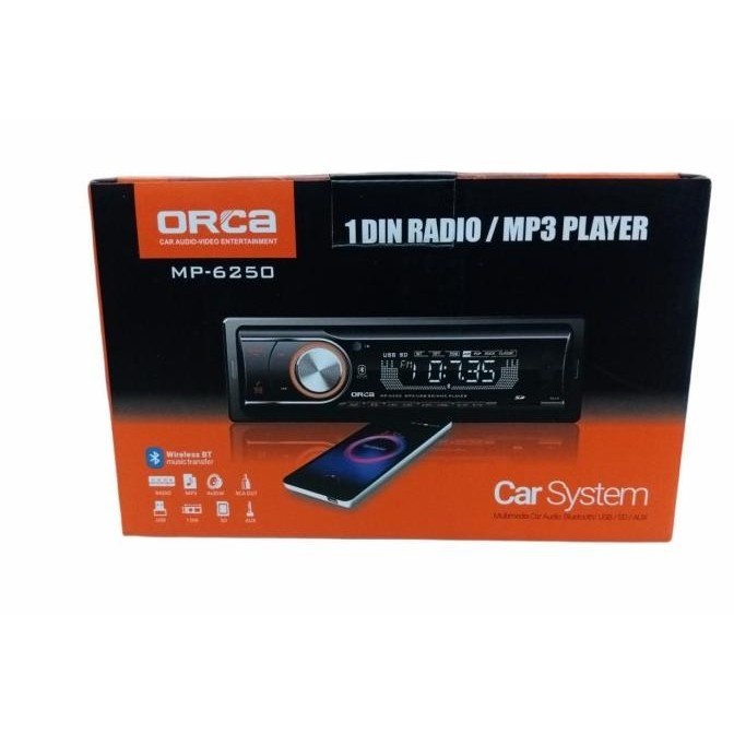 Tape Mobil Single Din Usb Bluetooth Orca