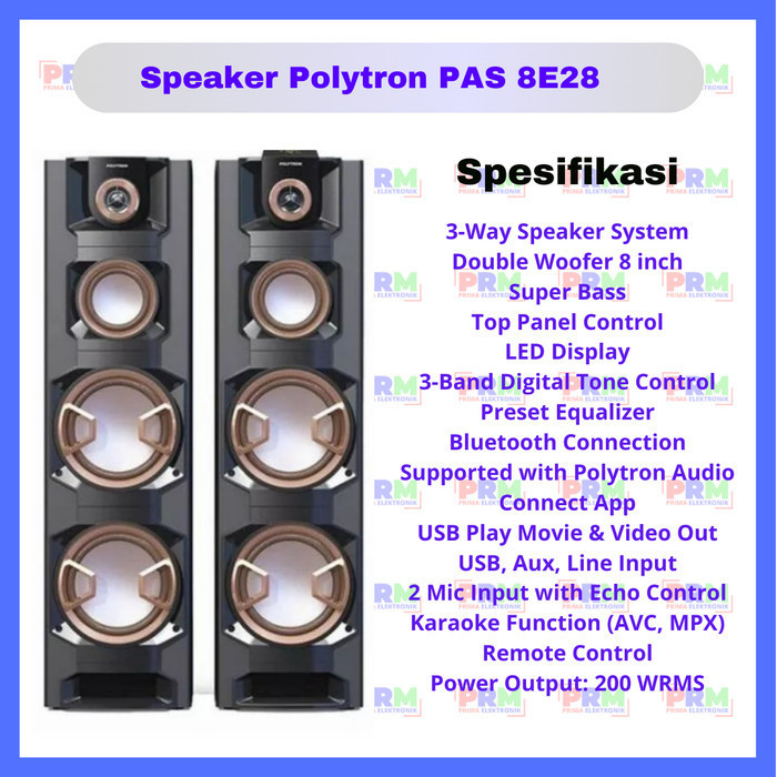 Speaker Polytron PAS 8E28
