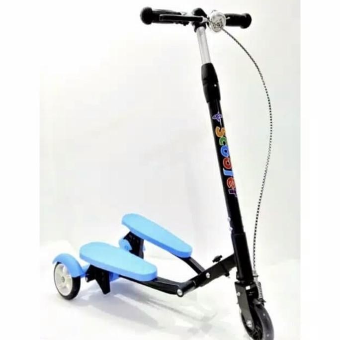 Scooter Pedal Anak/Scooter Genjot Anak Juara Roda Nyala