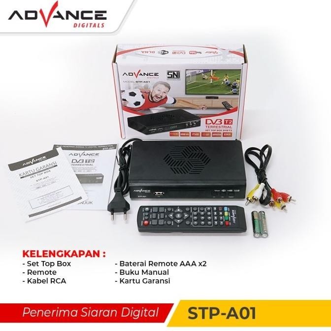Advance Stp-01A Set Top Box Full Hd Tv Digital Stb Dvb T2