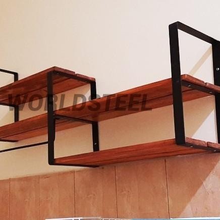 Rak Dinding Rak Bumbu Dapur Rak Besi Susun Rak Besi Siku