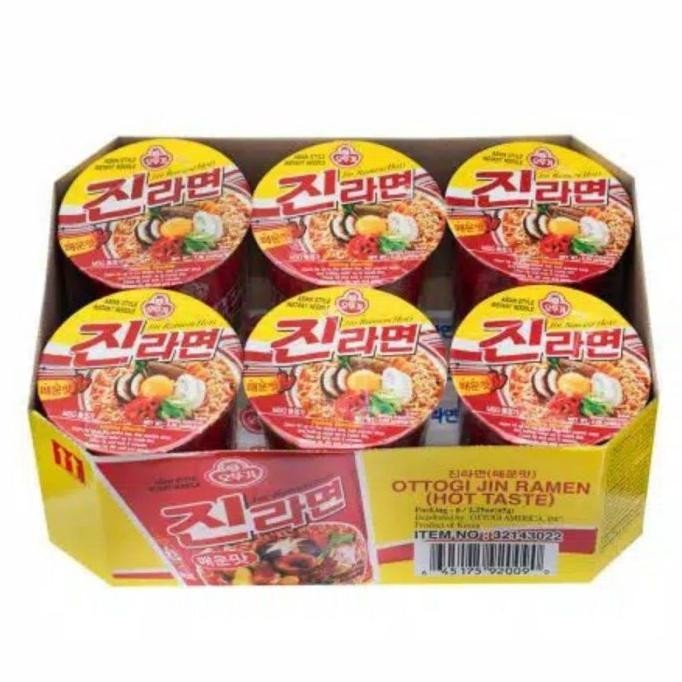 

Ottogi Jin Ramyun Hot Cup 62grX6psc KAS76