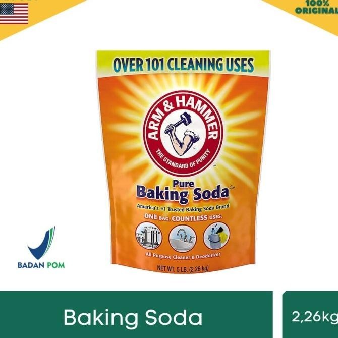 

Baking Soda Asli Usa Merk Arm & Hammer Baking Soda 2,26 Kg