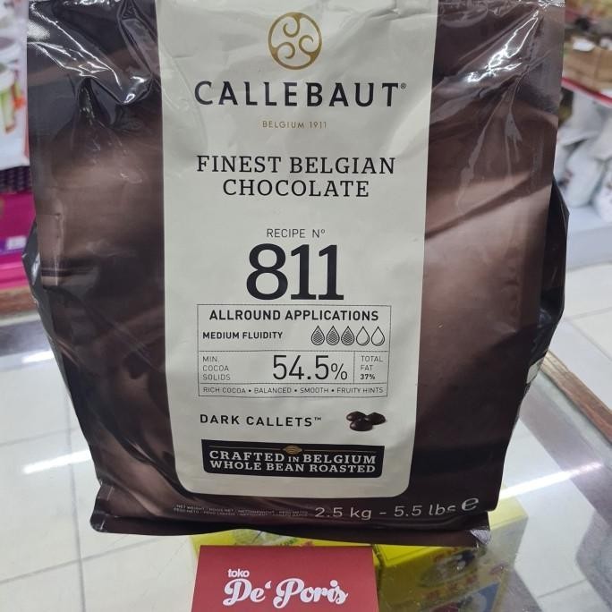 Coklat Callebaut 811 Dark Chocolate 2.5Kg