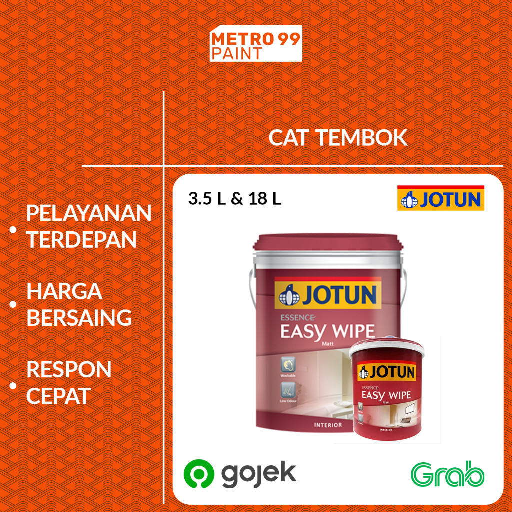 Originial Cat Tembok Jotun Essence Easy Wipe 18 Liter Asli