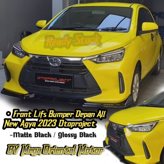 FRONT LIPS BUMPER DEPAN ALL NEW AGYA 2023-2024 OTOPROJECT