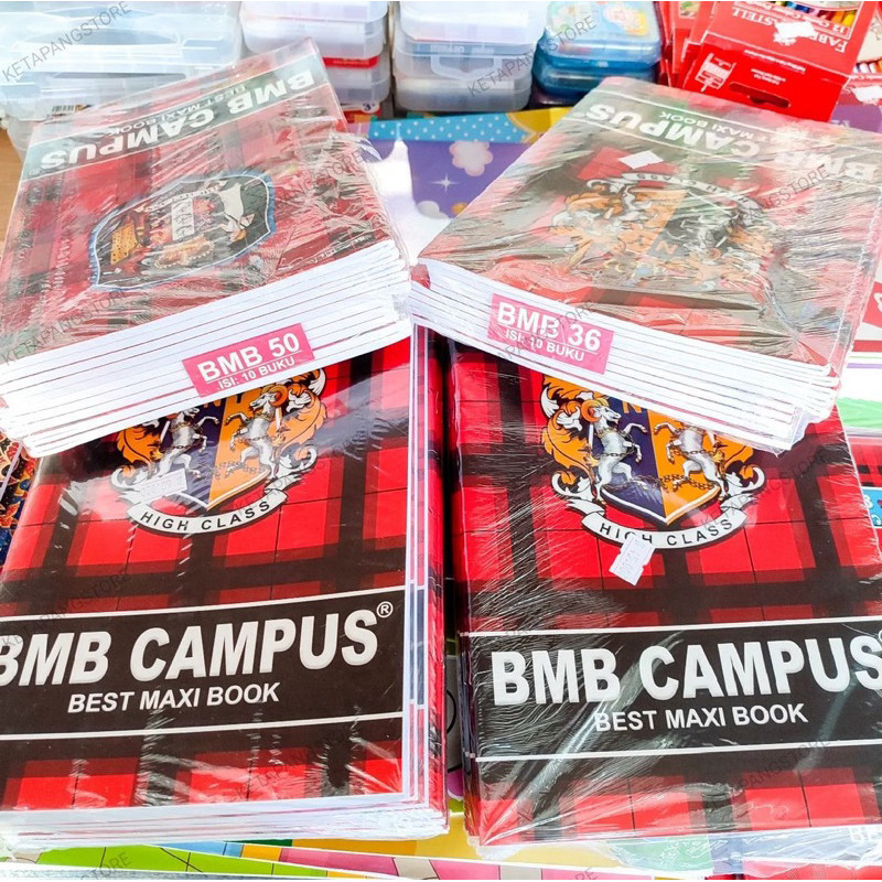 

Originial Buku Campus/Buku Tulis L* 10Pack Asli