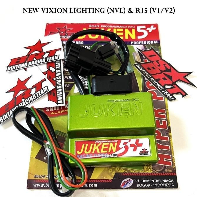 Ecu Brt Juken 5 New Vixion Lighting Nvl & R15 V2 Racing Turbo Dualband