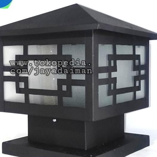 Kap Lampu Pilar Pagar Besar /Lampu Hias Terlarisss