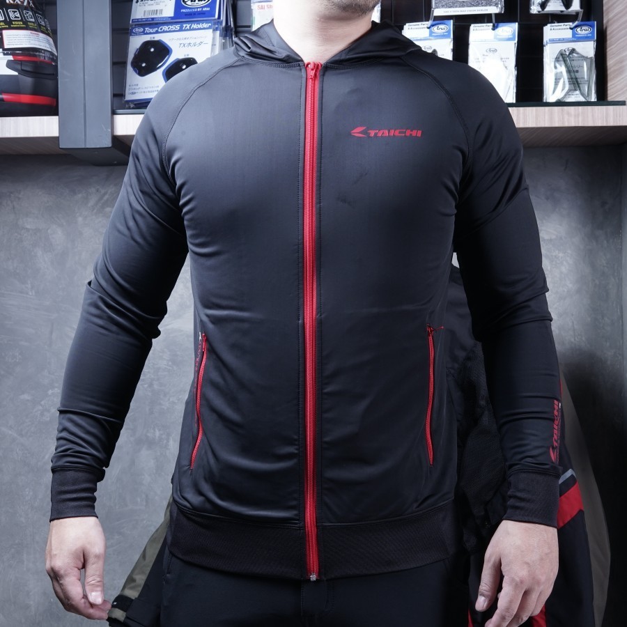 RS TAICHI RSU 319 COOL RIDE ZIP INNER PARKA RACER - Logo Red, XL