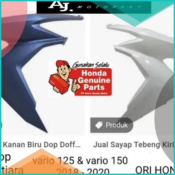 sayap vario 125 led vario 150 led biru doff putih mutiara harga satuan