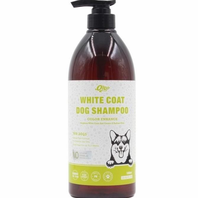 Orgo White Coat Shampoo 1000Ml - Pet Dog Shampoo Anjing Bulu Putih
