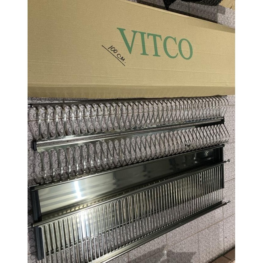 Rak Piring Gantung Stainless Kitchen Set / Rak Piring Lemari Dapur