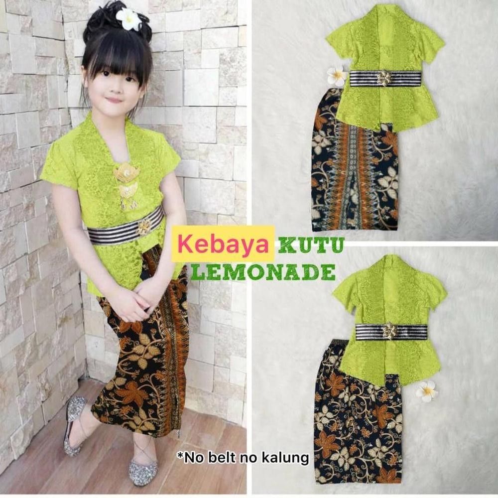 Murah Kebaya Anak Perempuan Modern Tk Sd Baju Adat Anak Cewek Umur 5-13 Tahun Seragam Kartini Sekola