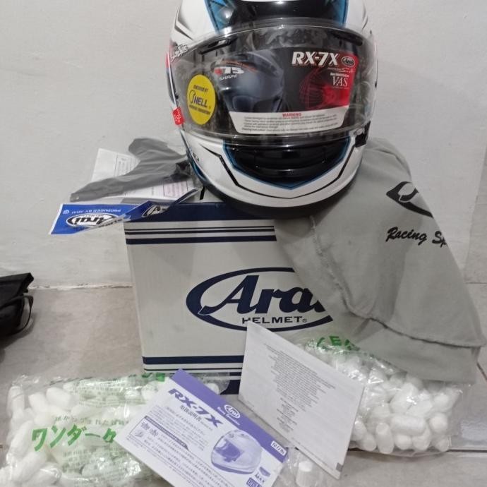 HELM ARAI RX7X SCOPE WHITE SIZE L