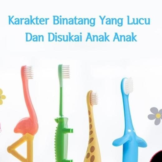 Sikat Gigi Dr Brown Sikat Gigi Bayi 1 Tahun Kter Binatang Lucu