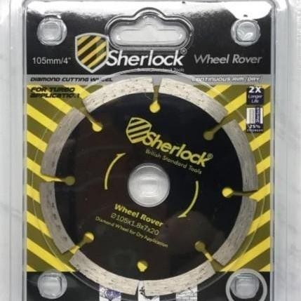 mata pisau potong gerinda keramik granit 4inch wet dry sherlock  Kualitas Terbaik