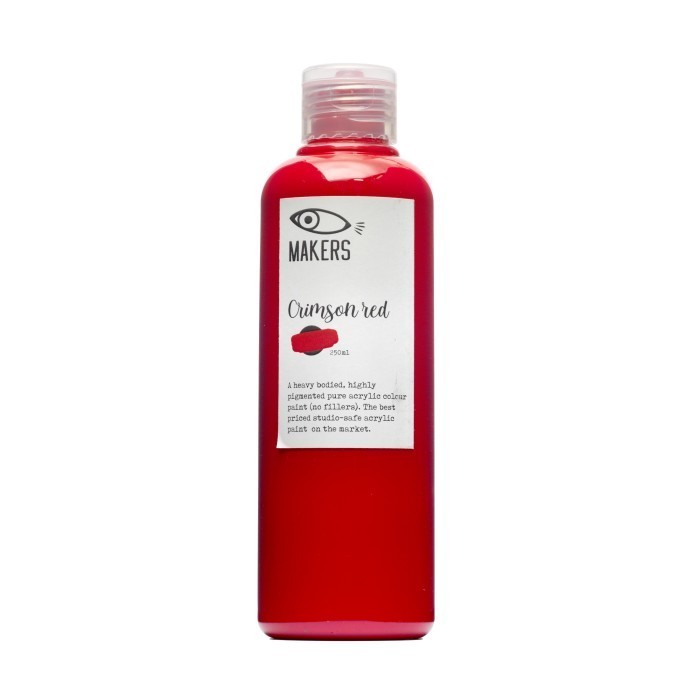 

Crimson Red Acrylic Paint 250Ml