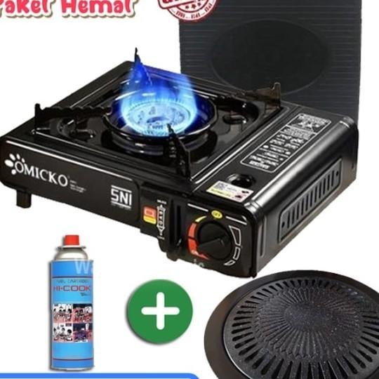Paket Bare Bbq Set Kompor Portable Grill-Kompor Portable-Grill Bbq
