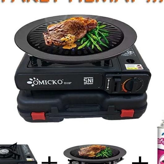 Paket Bbq Set (Kompor Portable + Bbq Ultra Grill + Gas Portable)