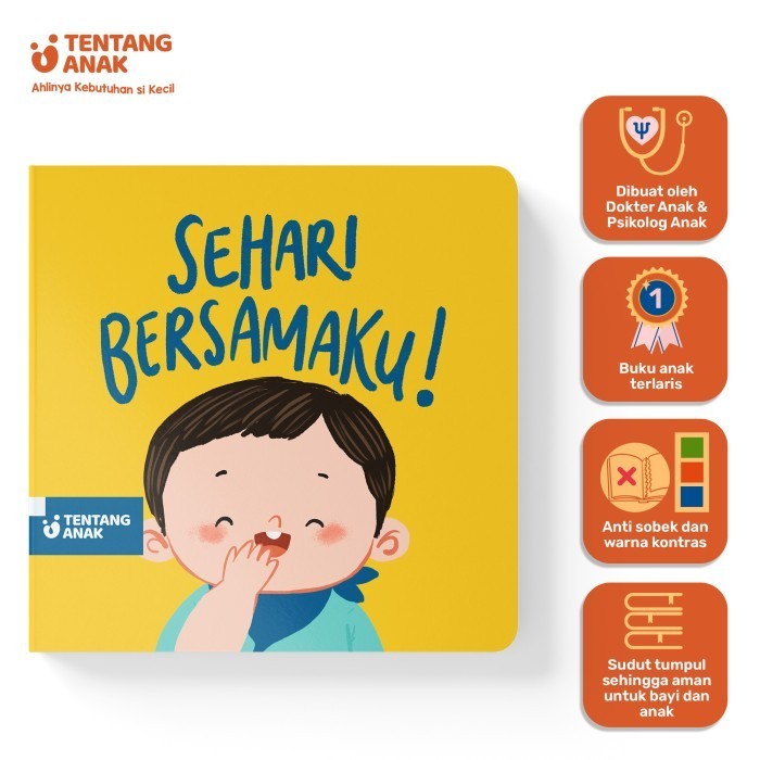 

Tentang Anak - Boardbook Sehari Bersamaku - Buku Cerita Anak Bergambar