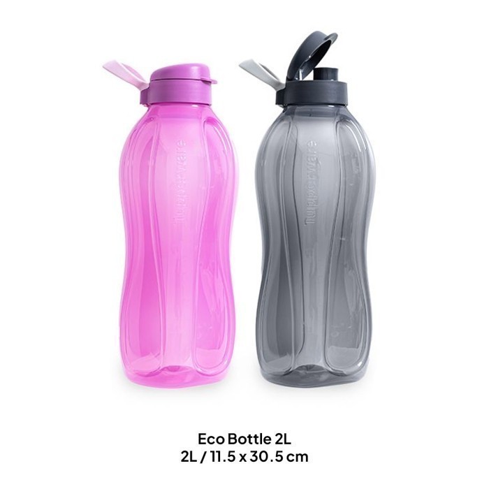 BARANG TERLARIS TUPPERWARE Eco Bottle 2L 2pcs Water Bottle Botol Minum