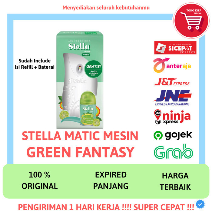 STELLA MATIC MESIN OTOMATIS PENGHARUM PEWANGI RUANGAN WC TOILET STELLA