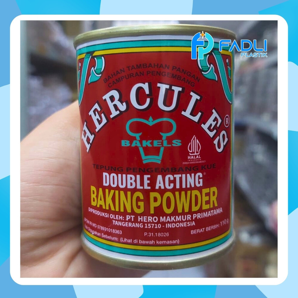 

Baking Powder Merk Hercules Double Acting 110 gram