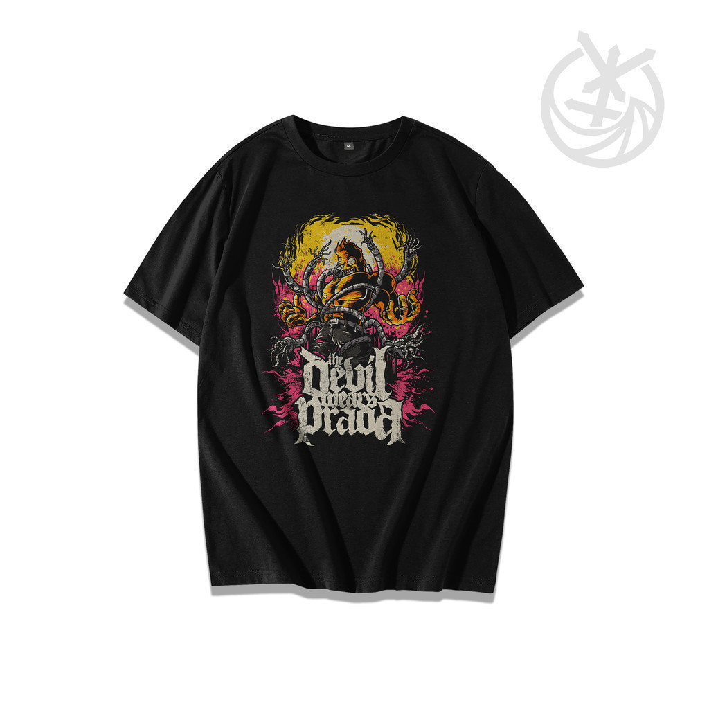 Kaos keren terbaru| Kaos pria distro keren| Baju pria distro| Kaos Metal The Devil Wears Prada 1207