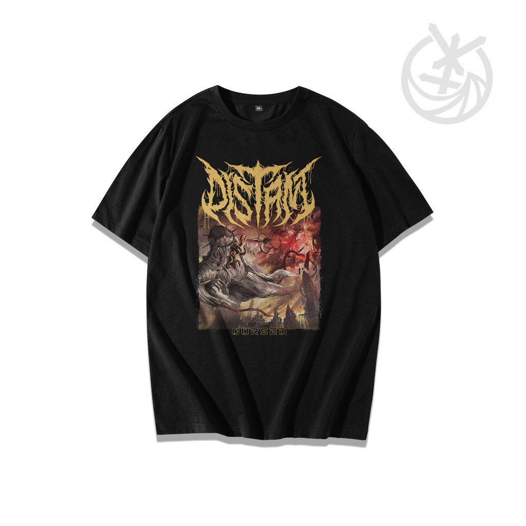 Kaos Band Metal Distant - Cursed| Kaos pria distro keren| Kaos t shirt pria| Baju pria distro 1214