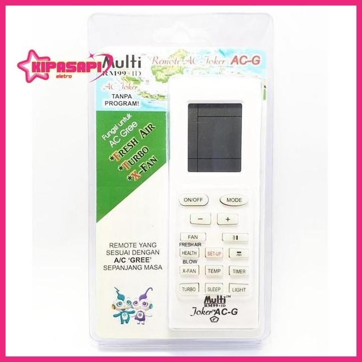 REMOT AC JOKER UNTUK MERK GREE kipasapi722