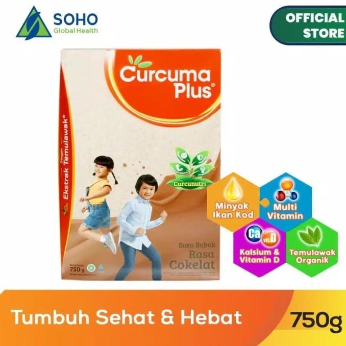 

Curcuma Plus Susu Bubuk Anak - Coklat 750gr (1 - 6 Tahun