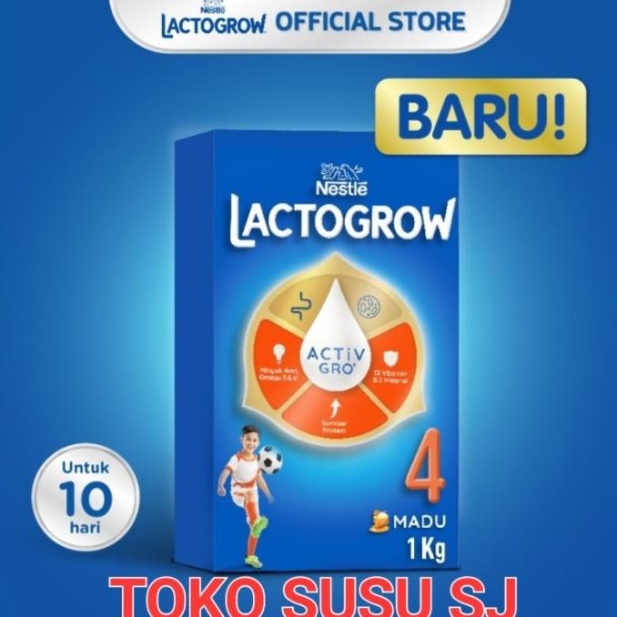 

LACTOGROW 4 MADU 1 KG/1KG/LACTOGEN/1000 gram