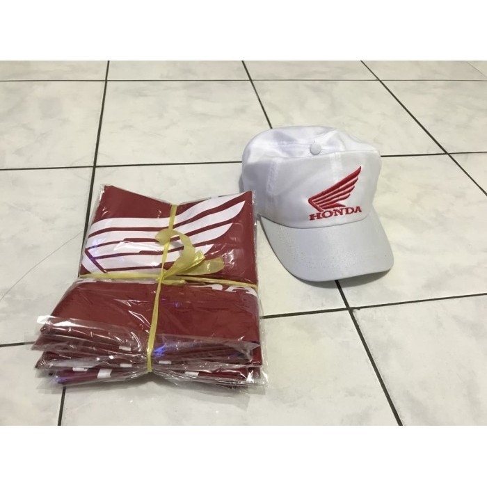 Set Apron + Topi Honda Ahass