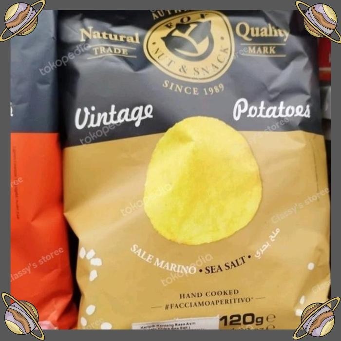 

[CLS] FOX POTATO CHIPS SEA SALT 120 GR/KERIPIK KENTANG