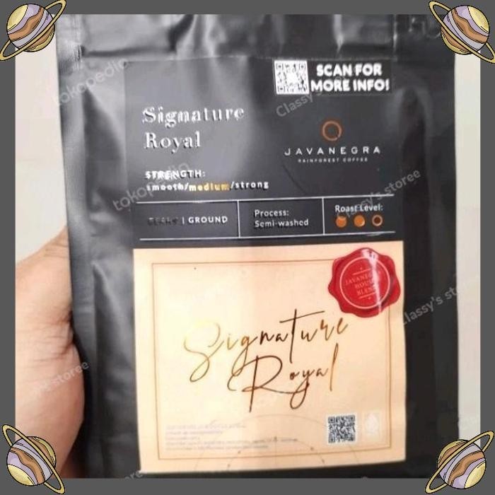 [CLS] JAVANEGRA COFFEE SIGNATURE ROYAL GROUND/KOPI BUBUK/KOPI