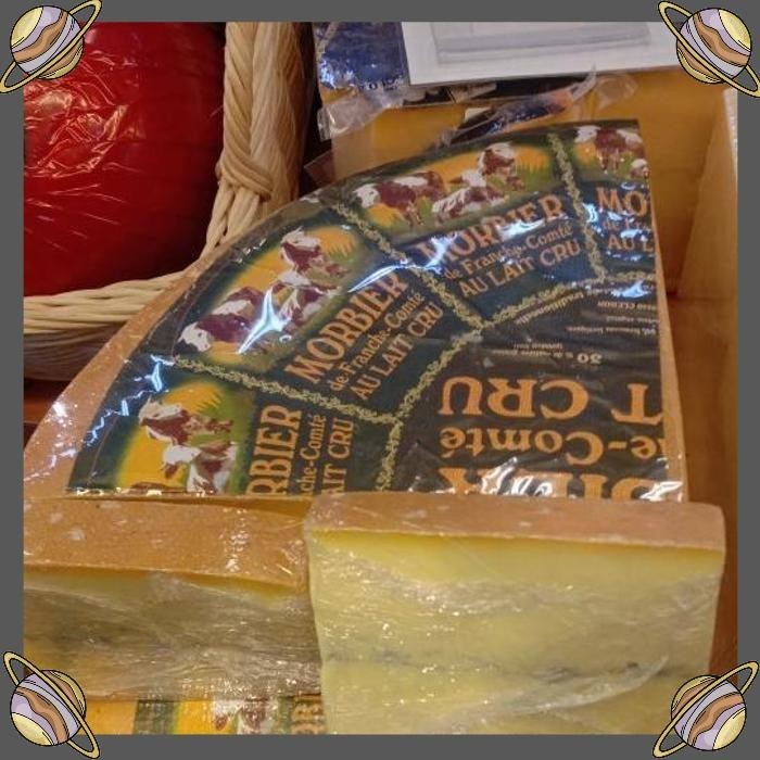 

[CLS] CREAMY MORBIER CHAMPAGNE SOFT CHEESE 200 GR/KEJU REPACK/KEJU