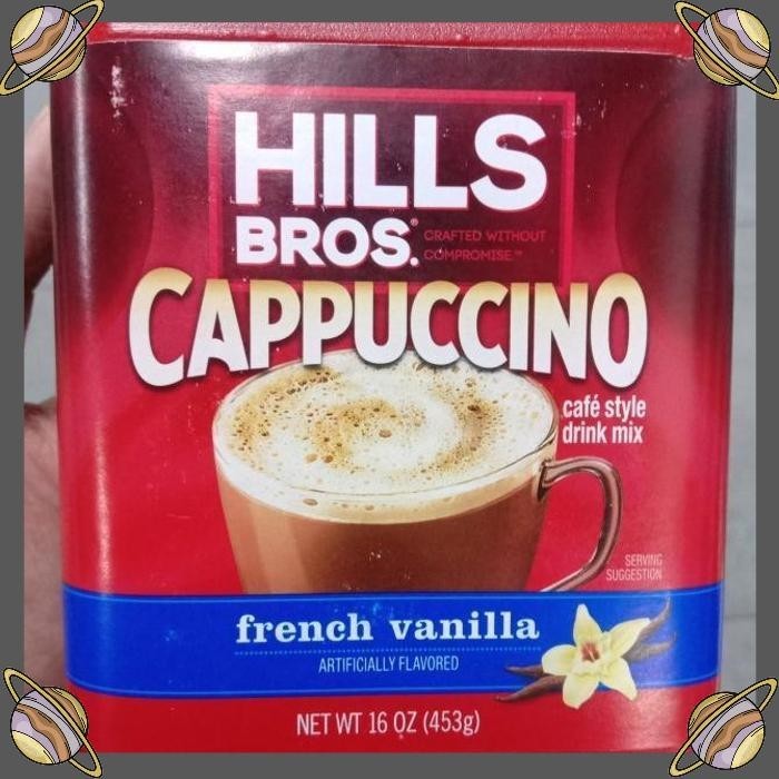 

[CLS] HILLS BROS CAPPUCCINO FRENCH VANILLA 453 GR/MINUMAN BUBUK