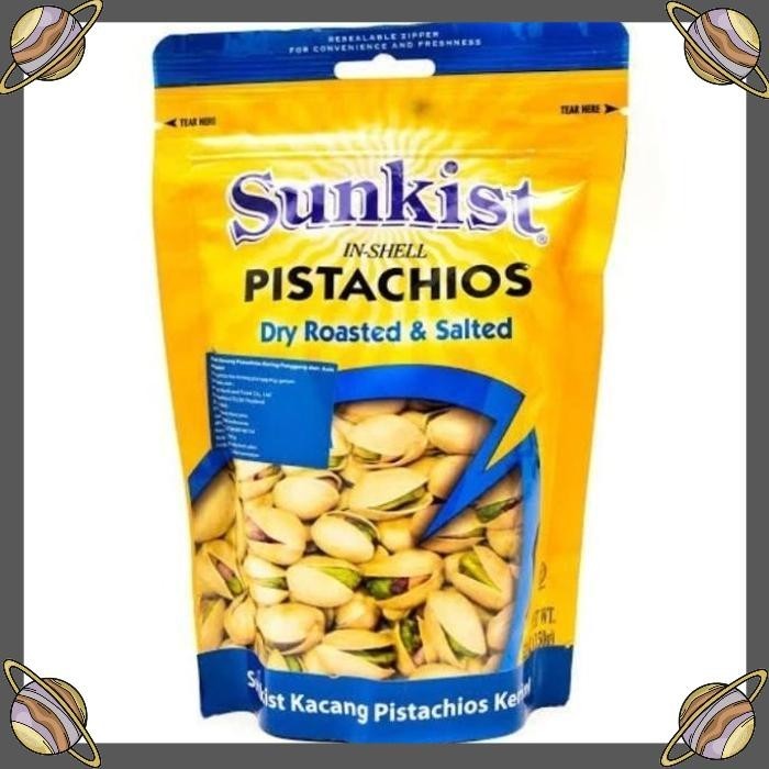 

[CLS] SUNKIST IN SHELL PISTACHIOS DRY ROASTED & SALT 150 GR/KACANG PISTACHIO